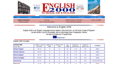 Desktop Screenshot of english2000.com